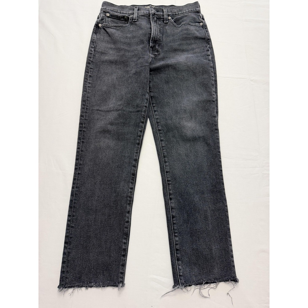 Madewell Perfect Vintage Mom Jeans Womens 27 Gray Charcoal Wash High‎ Rise 27x27
